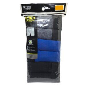 Athletic Works Mens Ultra Lite Mesh Boxer Brief Underwear 6pk Stretch Size L NEW